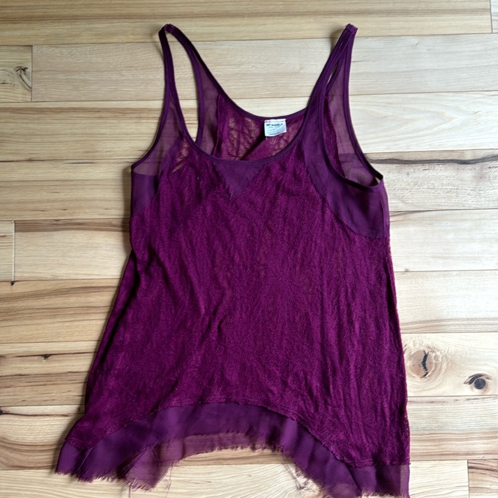 ASO Elena Gilbert Vampire Diaries Intimately Free People Sheer Ethereal Tank